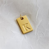 Gold Rectangle Initial Charm
