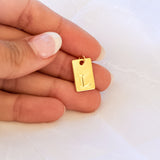 Gold Rectangle Initial Charm