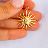 Large Sun Charm