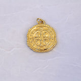 Large Benedict Coin Charm