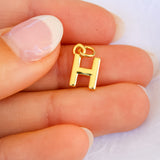 Dainty Gold Initial Charm
