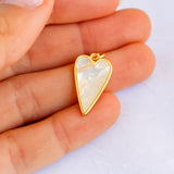 Marble Heart Charm
