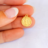 Saint Benedict Coin Charm