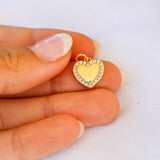 Diamond Heart Charm