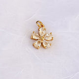 Diamond Flower Charm