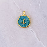 Blue Anchor Charm