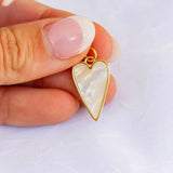 Marble Heart Charm