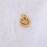 Smiley Face Diamond Charm