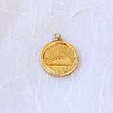 Round Sun Charm