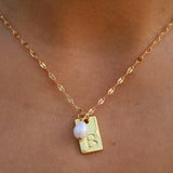 Gold Rectangle Initial Charm