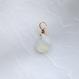 Clear Teardrop Gem Charm