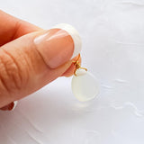 Clear Teardrop Gem Charm