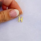 Dainty Gold Initial Charm