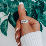 Customized Number Ring