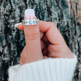 Customized Ring (Typewriter Font)