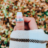 Customized Ring (Cursive Font)