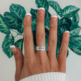 Customized Ring (Arcadia Font)