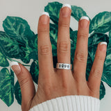 Customized Number Ring