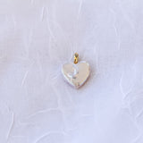 Authentic Mother of Pearl Heart Charm